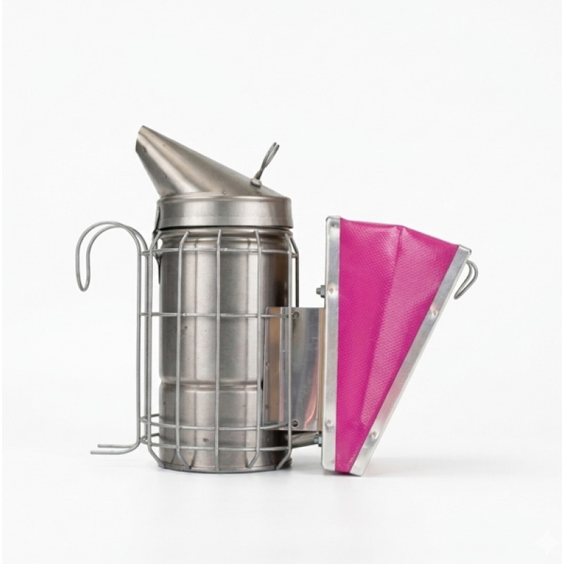 Димар пасічний чорний із захисною огорожею (решіткою)