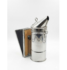 Димар пасічний із неіржавної сталі (мех — високоякісний шкірозамінник)