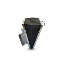 Хутро (мех) для димаря преміум, знімне (натуральна шкіра, вставки з неіржавної сталі)