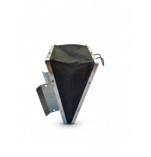 Хутро (мех) для димаря преміум, знімне (натуральна шкіра, вставки з неіржавної сталі)