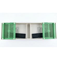 Годівниця стельова преміум (2,2 л, зі склом та плотиками)