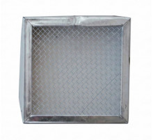 Ковпачок для матки квадратний, металевий (120×120 мм)