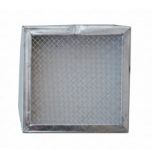 Ковпачок для матки квадратний, металевий (90×90 мм)