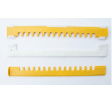 Льотковий загороджувач двоелементний, без отворів, пластмасовий