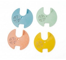 Льотковий загороджувач круглий із ручкою, 3-позиційний (діаметр 80 мм)