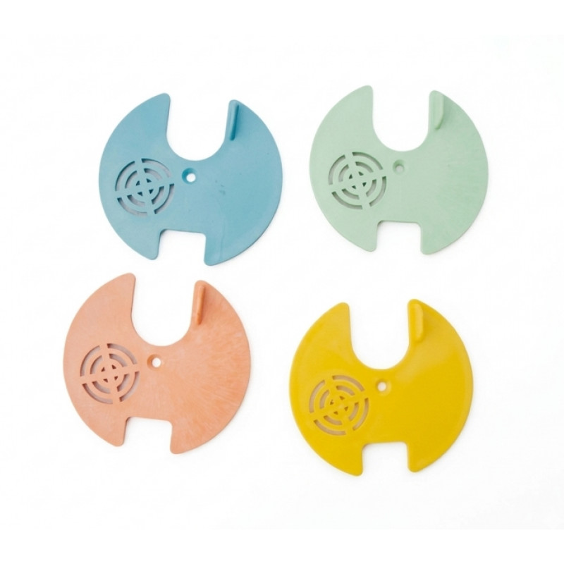 Льотковий загороджувач круглий із ручкою, 3-позиційний (діаметр 80 мм)