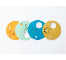 Льотковий загороджувач триелементний, круглий, пластмасовий