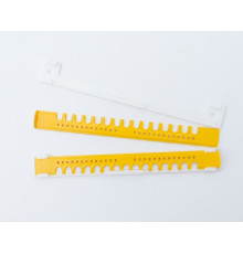 Льотковий загороджувач двоелементний з отворами, пластмасовий