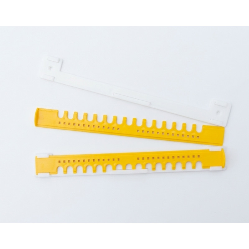 Льотковий загороджувач двоелементний з отворами, пластмасовий