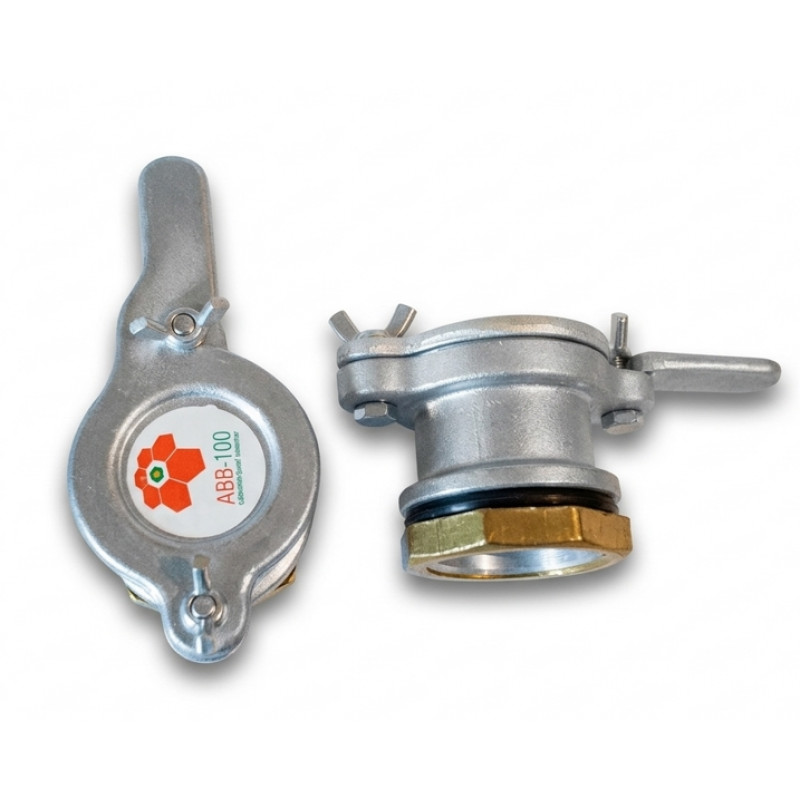 Кран зливний для медогонки (нержавіюча сталь, універсальний)