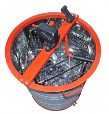 Медогонка 3-рамкова поворотна (касетна, оцинкована/нержавіюча сталь)