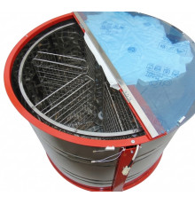 Медогонка 6-рамкова поворотна «Д6-Дадан» (повністю з неіржавкої сталі)