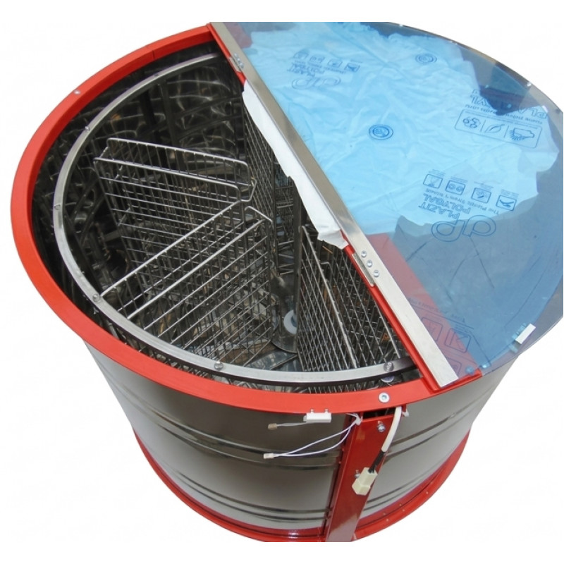 Медогонка 6-рамкова поворотна «Д6-Дадан» (повністю з неіржавкої сталі)