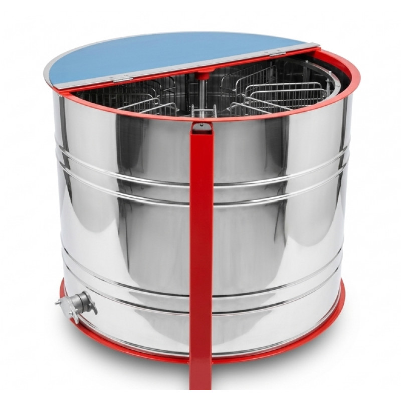 Медогонка 8-рамкова поворотна «Р8-Дадан» (повністю з неіржавкої сталі)