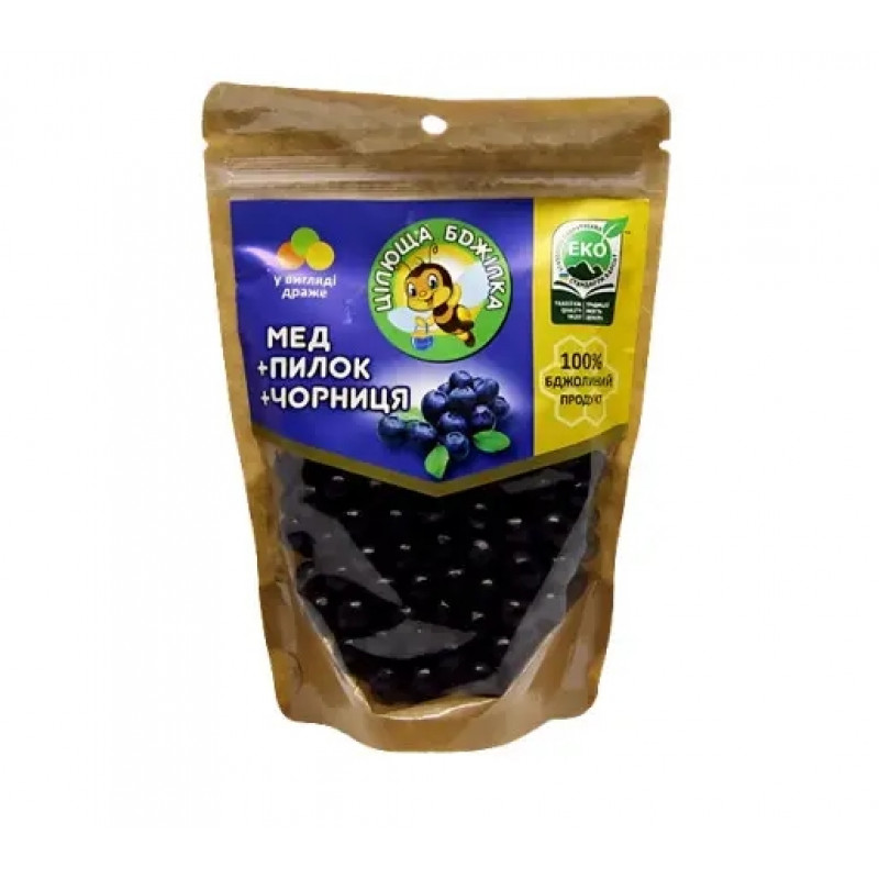 Драже «Мед + Пилок + Чорниця»