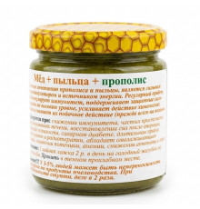 Мед + Прополіс + Квітковий пилок (200 мл)