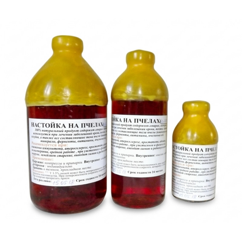 Настоянка бджолиного підмору (0,250 л / 250 мл)