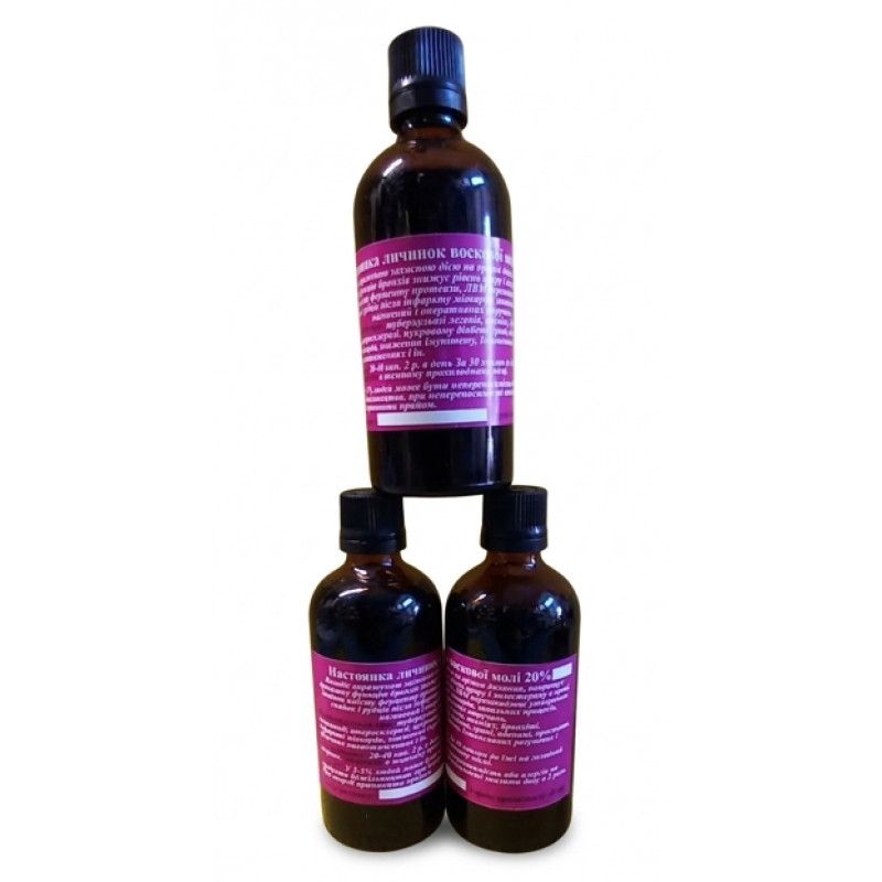 Настоянка воскової молі (Огнівка) — 100 мл
