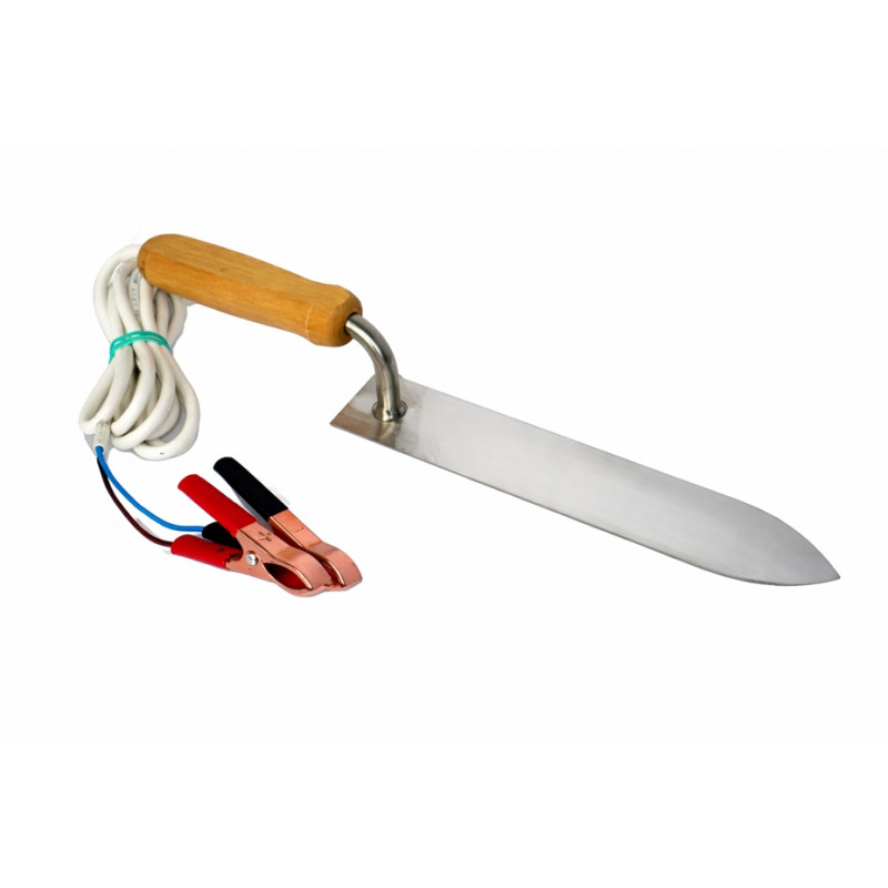 Ніж пасічний електричний (230 мм, неіржавна сталь, електропідігрів)