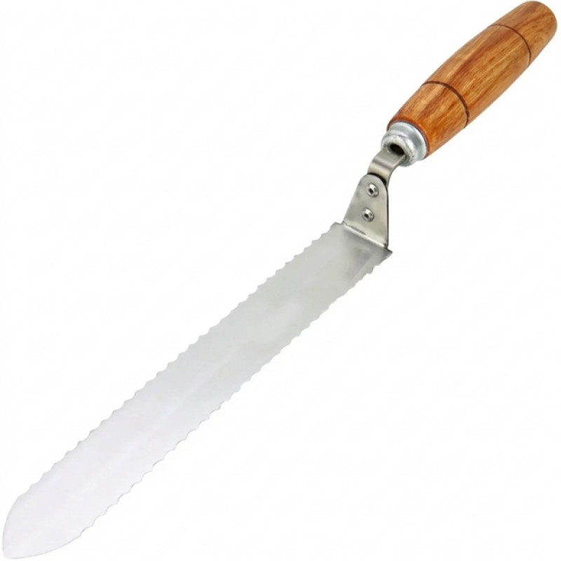 Ніж пасічний зубчастий (205 мм, неіржавна сталь)