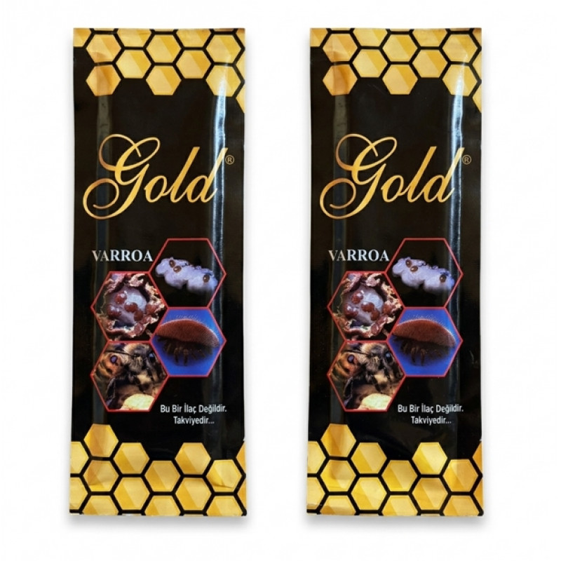 Gold (Голд) — преміальні смужки для боротьби з вароатозом бджіл (10 шт.)