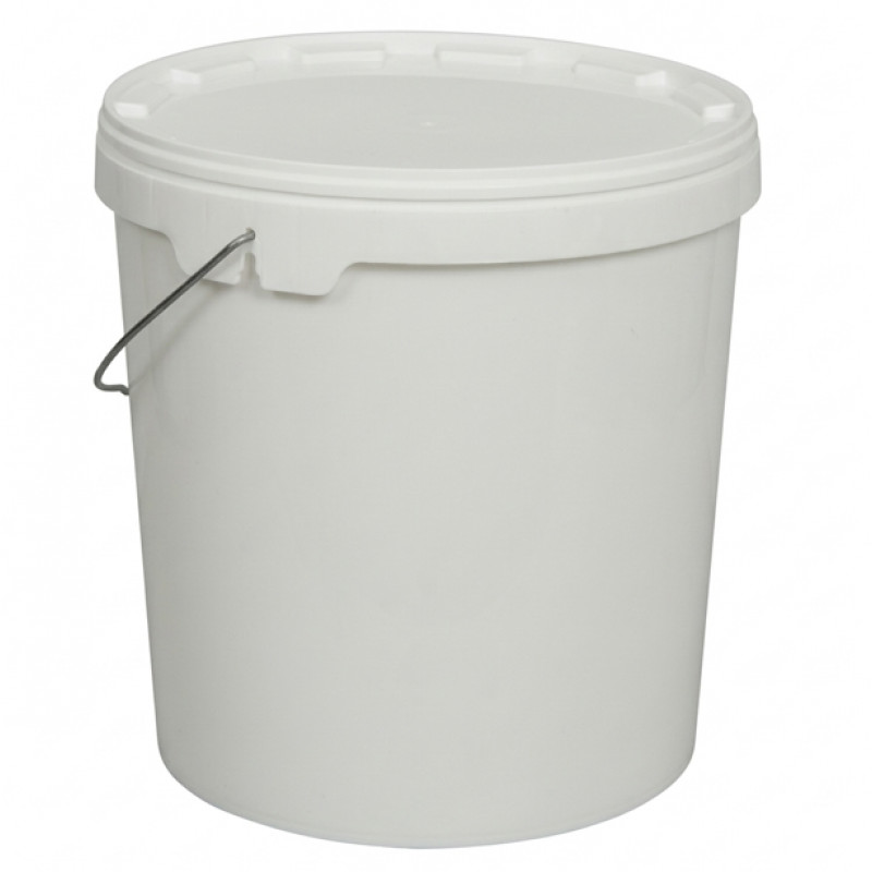 Відро пластикове харчове з ручкою (20 л)