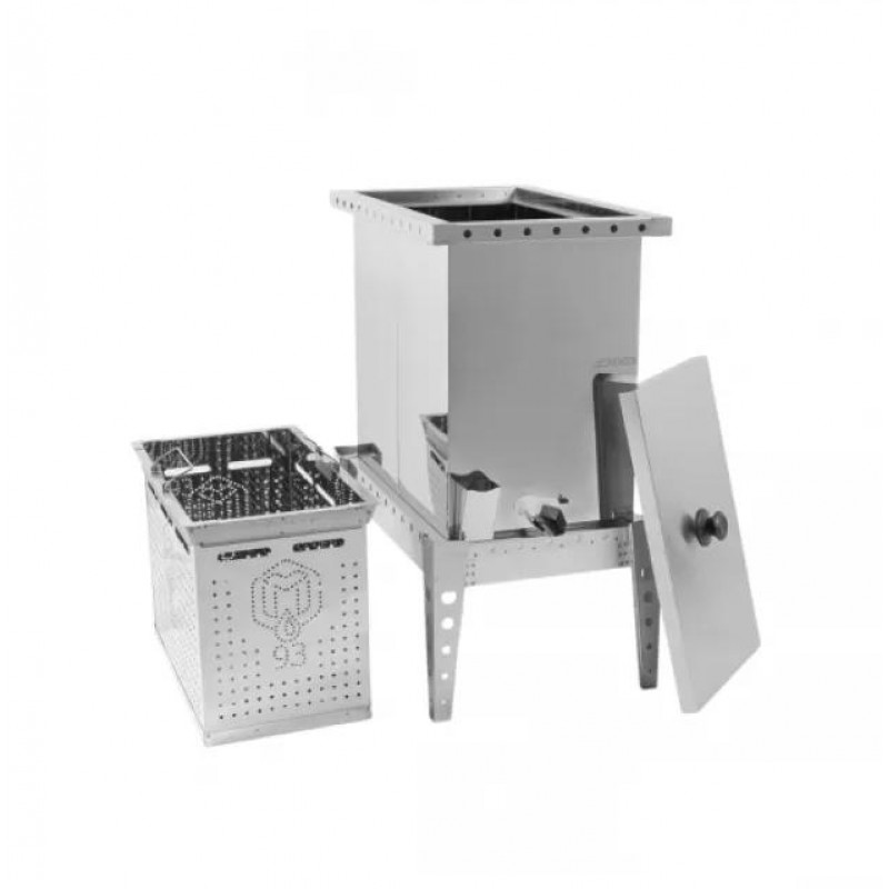 Воскотопка парова на 6 рамок (неіржавна сталь) — Меліса-93