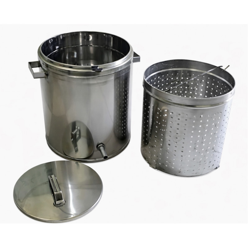 Воскотопка парова на 17 літрів (неіржавна сталь) — АВВ-100