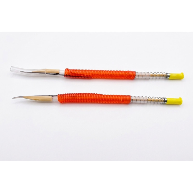 Шпатель для перенесення личинок (Бамбуковий напівавтомат)