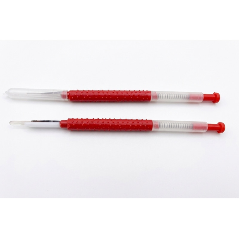 Шпатель для перенесення личинок (напівавтоматичний, пластиковий)