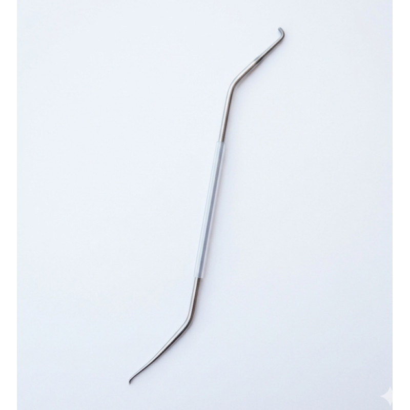 Шпатель двосторонній металевий «Європа»